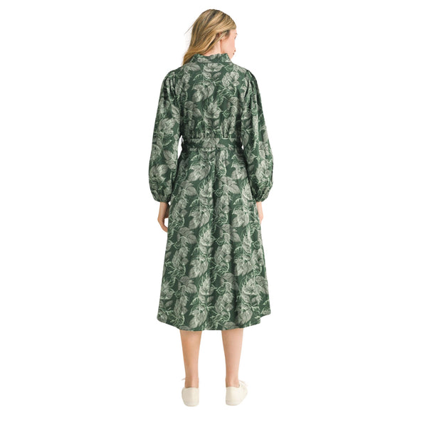 LAlyssa Leaf Midi Dress