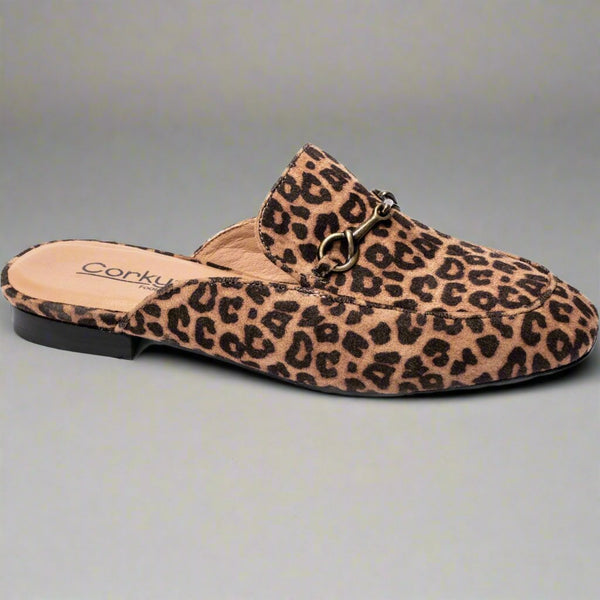 Corky's Charmer Leopard Mules