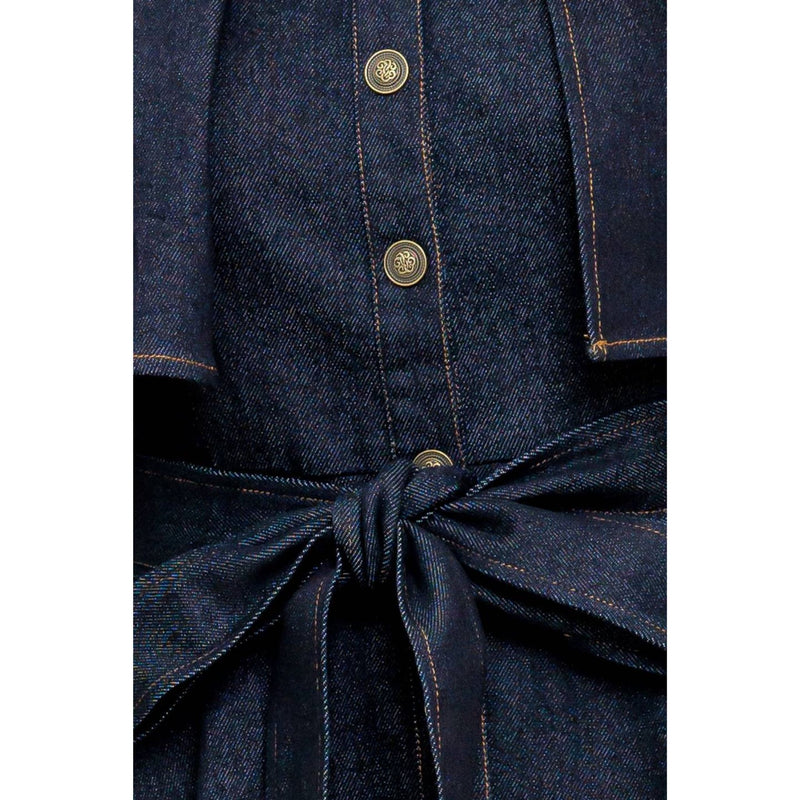 Denim Cape Dress