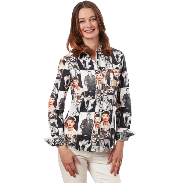 Dizzy Lizzie Cape Cod Fringe Details Audrey Print