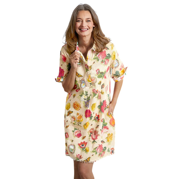 Dizzy Lizzie Chatham Botanical Print Dress