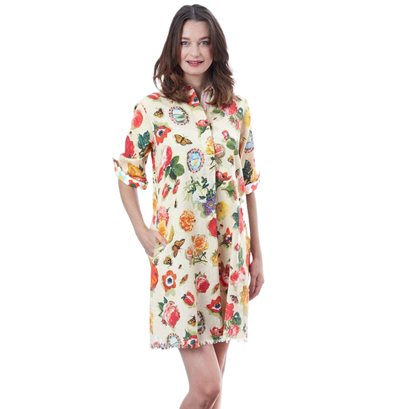 Dizzy Lizzie Chatham Botanical Print Dress