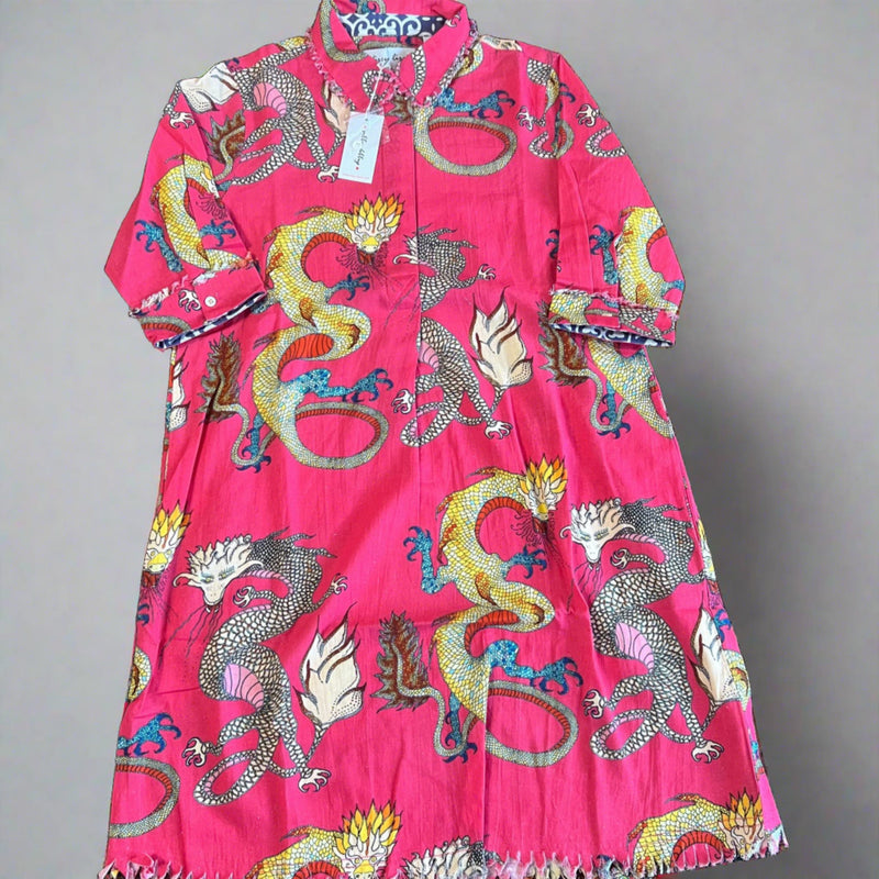 pink dragon dress Dragon Pink Slip Dress DATURA