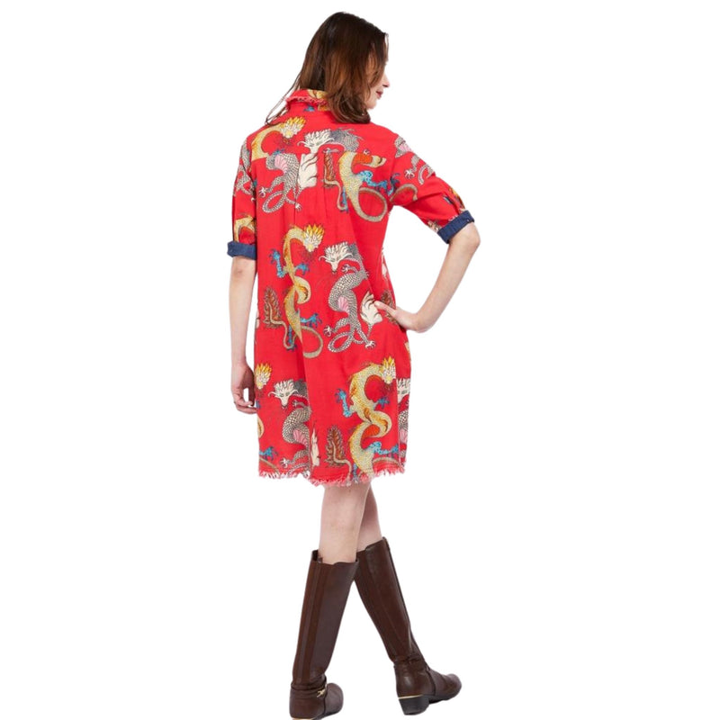 Dizzy Lizzie Chatham Red Dragons Dress