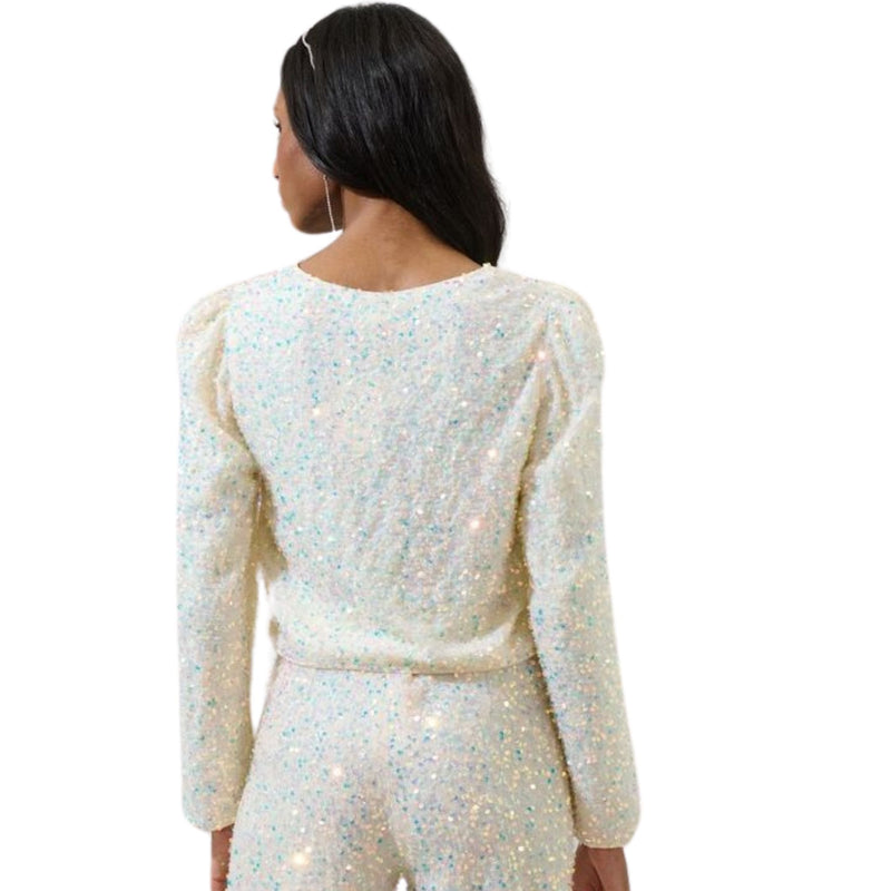 Von Sequin Cardigan with Bows