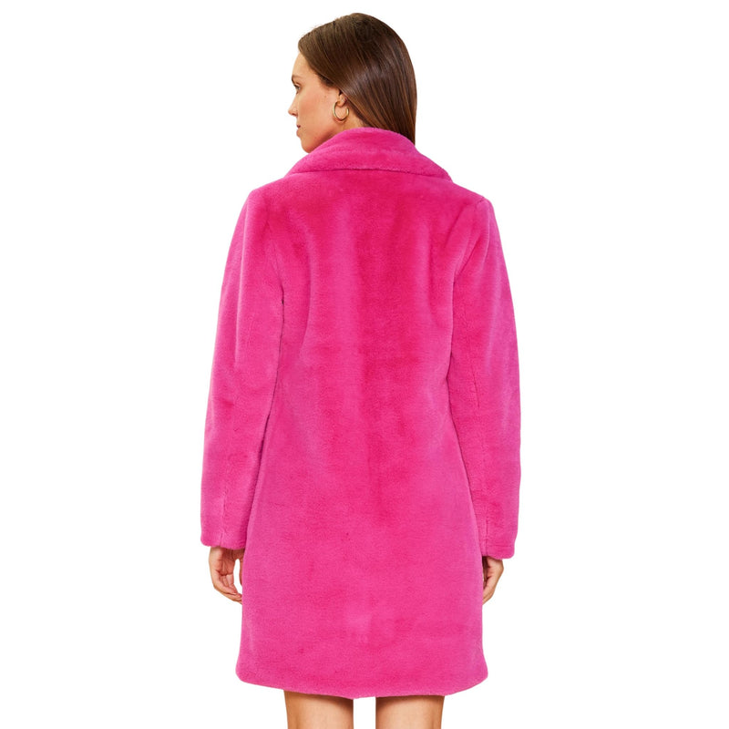City Girl Chic Faux Fur Coat
