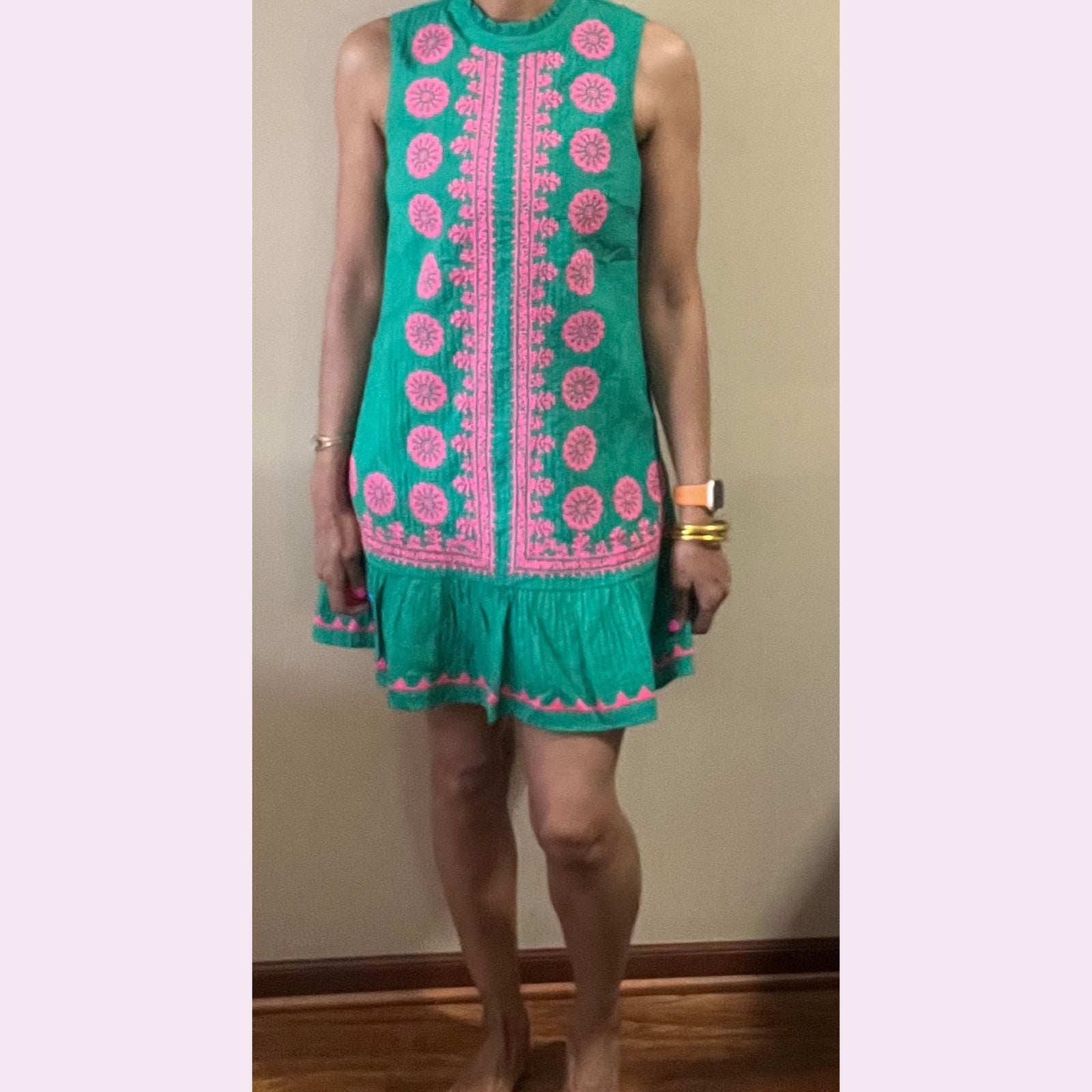 sachin and babi light blue dress THML Blue Floral Mini Dress – OhSewPeachy main image 1