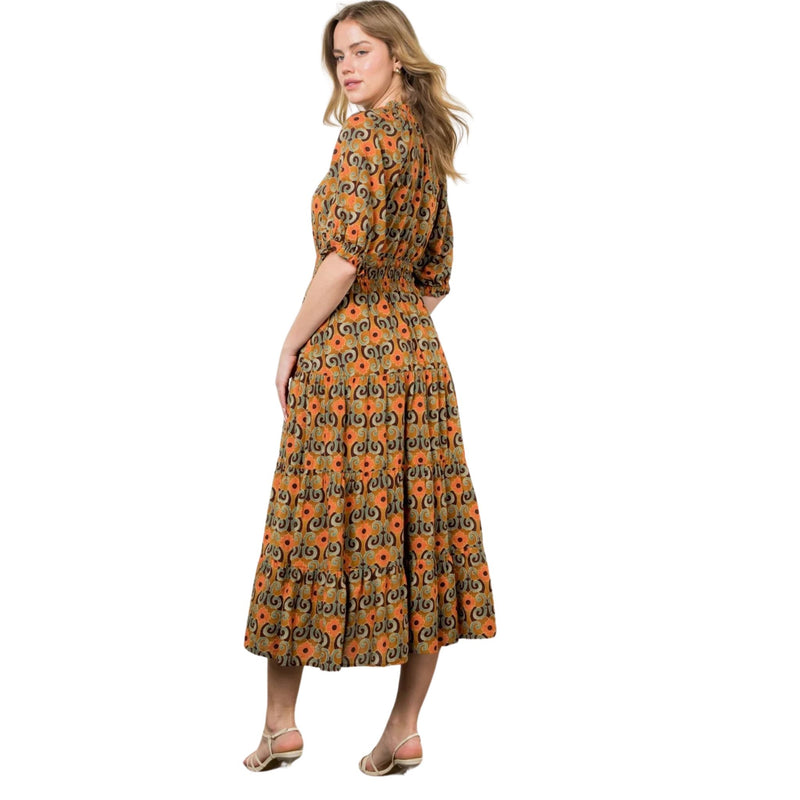 THML Print Maxi Dress XS